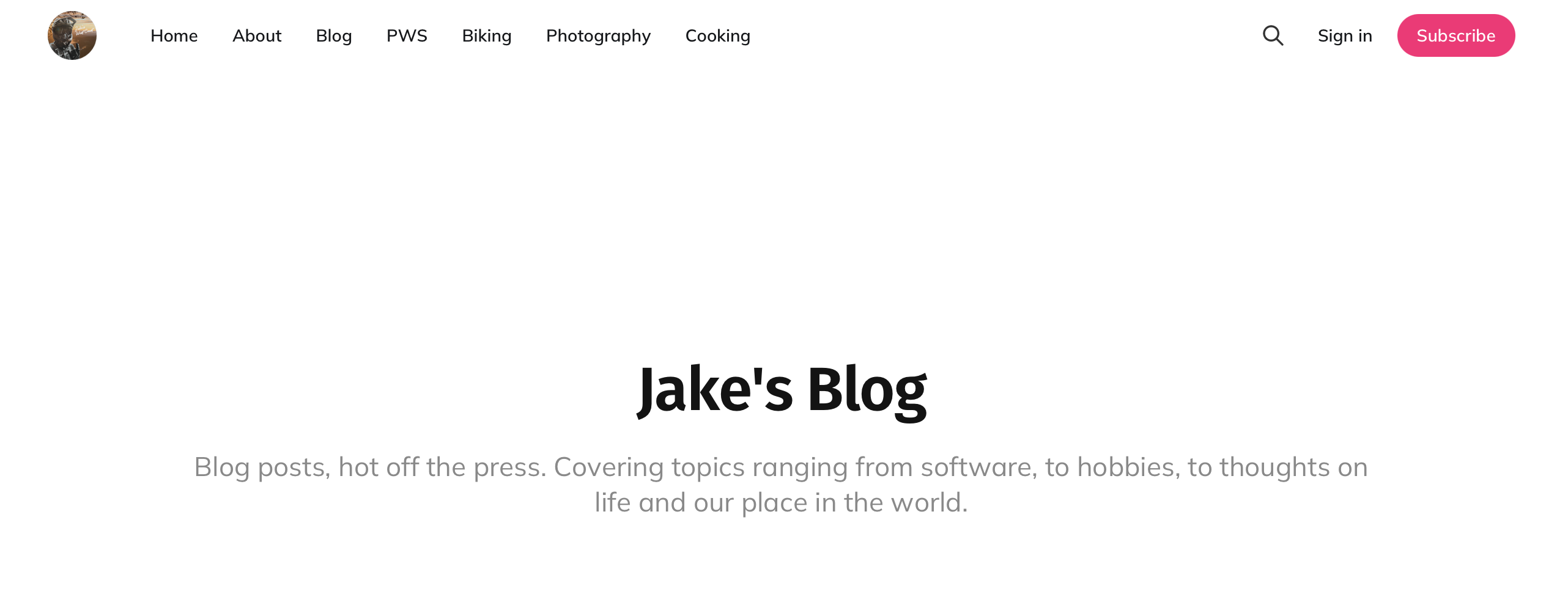 Jake's Online Resumes